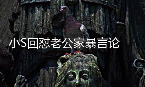 言论应维小S公回怼 罕护老家暴见严老公肃回