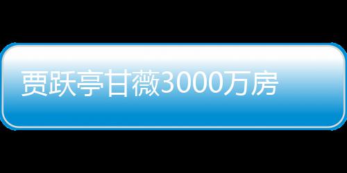 卖 薇30万银行亿元亭甘贾跃被拍房产尚欠
